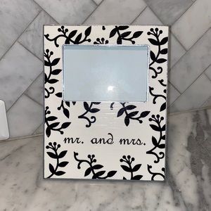 Marye Kelley Decoupage Mr. and Mrs. Picture Frame